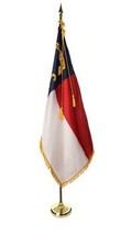 North Carolina - 8&#39; Flag Presentation Set - £261.78 GBP