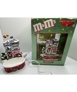 M&amp;M&#39;s Holiday Toys Dept 56 Lighted House and Candy Dish Bowl Excellent C... - $28.05