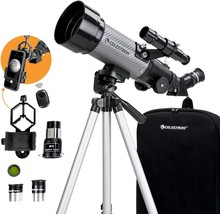 The Following Items Are Available From Celestron: 70Mm Travel Scope Dx, Portable - £103.27 GBP