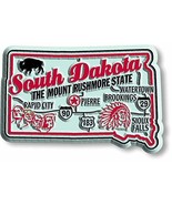 South Dakota Premium State Magnet by Classic Magnets, 2.6" x 1.7", Collectible S - $3.83