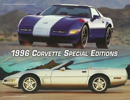 1996 Chevrolet CORVETTE SPECIAL EDITIONS brochure sheet 96 Grand Sport C... - £6.37 GBP