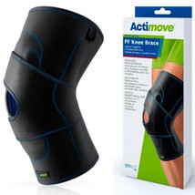 PF Knee Brace Lateral, J Buttress, Hinges, Pads Left Leg (Black) Large b... - $38.80