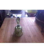 FENTON GREEN HOBNAIL BELL W/RINGER - £3.52 GBP