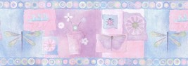 An item in the Baby category: Butterfly Dragonfly SP12026B Wallpaper Border