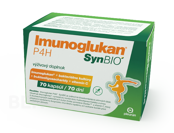 Primary image for Genuine Imunoglucan P4H SynBIO Vitamin C Immune System suppl. 70 caps. health