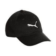 Puma Ess Cap, unisex, Cap ESS, Black/Big Cat  - $30.00