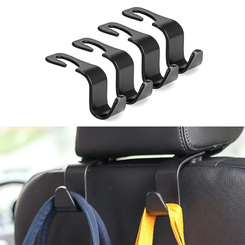 Universal Car Seat Headrest Hook For Auto Back Seat Storage Organizer Ha... - £11.71 GBP