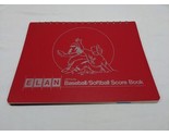 Vintage Elan Official Baseball Softball Score Book - £34.84 GBP