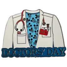 Disney Occupations Doctor Mickey Mouse Stethoscope White Coat Pre Production Pin - £38.77 GBP