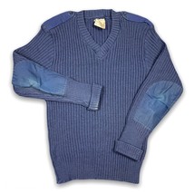 Brigade Quartermasters THE WOOLLY PULLY Blue 100% Wool Sweater Sz M/L (4... - $36.62