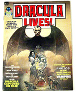 DRACULA LIVES!# 1 1973 (9.0 VF/NM)B&amp;W Mag Boris Vallejo Painted Cover OR... - £110.27 GBP