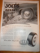 Vintage Lee Tires Magazine Advertisement 1950&#39;s - £4.78 GBP