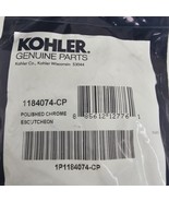 Kohler Genuine Part 1184074-CP Polished Chrome Escutcheon Shield Sink Fa... - £14.39 GBP