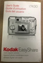 Kodak CX7430 Digital Camera Manual/User&#39;s Guide - $8.27