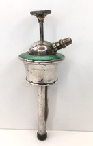 Antique Green Guilloche Machined Enamel on Sterling Perfume Atomizer - $549.99