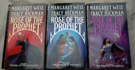 vntg 1989 Margaret Weis~Tracy Hickman ROSE OF THE PROPHET trilogy complete epic - £16.44 GBP
