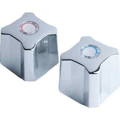 Kohler Trend Hot/Cold Lav/Kitchen Handles Chrome Pair - $13.27