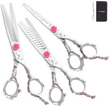 washi shear rosebud 4 piece japan pt best professional hairdressing scis... - $399.00