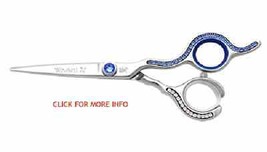 Washi blue diamond shear japan 440C stone best professional hairdressing... - £180.09 GBP