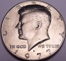 United States Unc 1977-D Kennedy Half Dollar~Free Shipping - £3.02 GBP