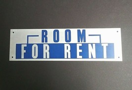 ROOM FOR RENT Retro Vintage Style Metal Sign 4&quot;h x 14&quot;w w/ Holes - £12.08 GBP