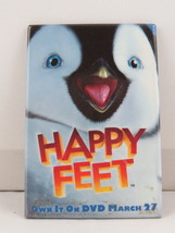 Walmart Staff Pin - Happy Feet (Movie) DVD Release - Paper Pin  - £11.79 GBP
