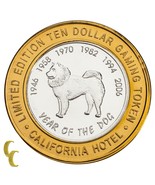 Sam Boyd&#39;s Las Vegas Gaming Token An Du Chien 999 Argent Fin - $66.10
