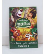 Walmart Staff Pin - The Jungle Book DVD Release - Paper Pin  - £11.85 GBP