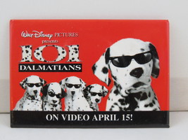 Retro Walmart Staff Pin - 101 Dalmations DVD Release - Paper Pin - £11.99 GBP