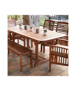 Acacia Wood Patio Butterfly Table Brown - $903.78 CAD