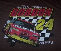 VINTAGE STYLE JEFF GORDON #24 NASCAR T-SHIRT MENS LARGE NEW w/ TAG - $376.98 MXN