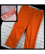 Vtg DOCKERS Syracuse Uni Go Orange Spiel Tag Hose Gerades Bein Herren 40... - $36.36