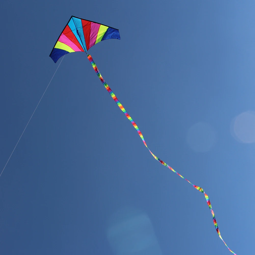 10 Meters Rainbow Bar Kite Tail for Delta Kite Stunt Kite Kids Kite Accessories - £7.80 GBP+