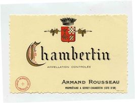 Armand Rousseau Chambertin Wine Label - $11.88