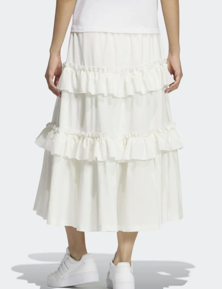 adidas Originals Long Skirt Women's Casual Dress Lifestyle Black AsiaFit KQ6506 Item image 2