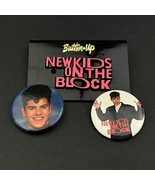 New Kids On The Block NKOTB Lot of 3 1.5&quot; Button Pins Jordan Knight, Ban... - $13.53 CAD