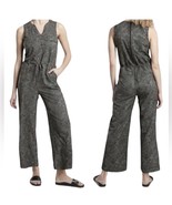 ATHLETA lightweight black/gray Topanga Printed Jumpsuit Size XS casual c... - $49.00