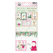 Santa&#39;s Workshop Cardstock Stickers- 02 P13SAN12 - £13.08 GBP