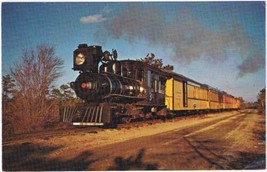 Postcard Train Edaville Railroad South Carver Massachusetts - $3.95