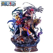 Anime One Piece Captain Kid Trafalgar D.Water Law Monkey D.Luffy Figures Toys - £31.96 GBP