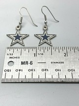 Dallas Cowboys Star Earrings Fishhook Vintage 1994 - £7.55 GBP