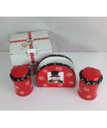 LINCOLNSHIRE Tuxedo Snowman Napkin Holder &amp; Salt &amp; Pepper Shaker Set - $147.30 MXN