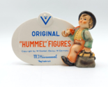 Vtg Original “Hummel” Figures 187 Wanderer Store Display Plaque 1948 W G... - $38.21
