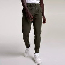 VRST Limitless Slim Fit Jogger Small Stretch Drawstring Green Back Zip P... - $39.99