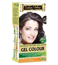 Indus Valley Organically Natural Herbal Gel Hair Color Light Brown 5.0 - £20.91 GBP