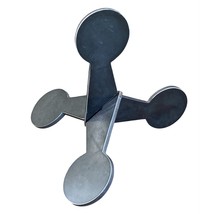 1pc 2.5&quot; 22LR Rimfire 1/4&quot; Mild Steel Shooting Target Flip Walking Jumpi... - $500.65 MXN