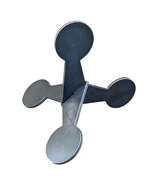 1pc 2.5&quot; 22LR Rimfire 1/4&quot; Mild Steel Shooting Target Flip Walking Jumpi... - $36.54 CAD