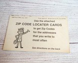 1967 Zip Code Locater Cards Booklet USPS Post Office - $11.83