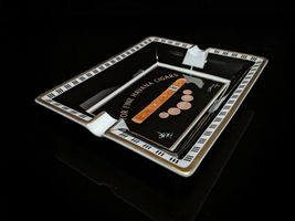Elie Bleu Medals Black Ashtray NIB image 9