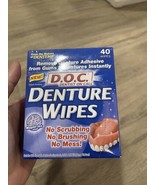 Dentist On Call Denture 40 Wipes D.O.C. Box NEW SEALED Old Stock Discont... - £18.41 GBP